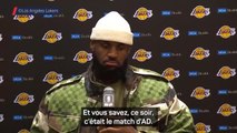 Lakers - LeBron : “Ce soir, c'était le match d'AD”