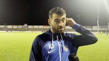 Davy McDaid reflects on Coleraine's draw at home to Carrick Rangers