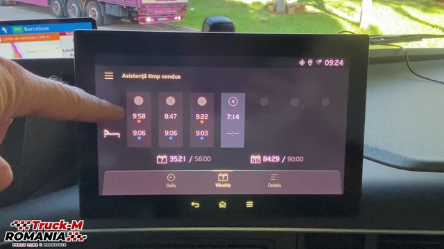 Noul VOLVO FH iti arata Timpul Condus si Pauzele Foarte Bine Detaliate ❗️