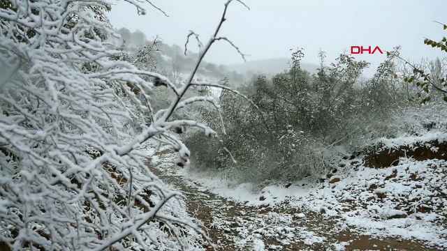 Trakya'nın yüksek kesimlerinde kar yağışı
