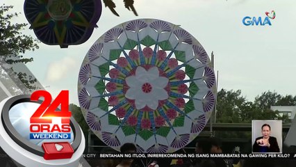 Higanteng parol, paiilawan na sa isang amusement park sa Santa Rosa, Laguna | 24 Oras Weekend
