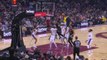 Mitchell slams electrifying one-handed dunk