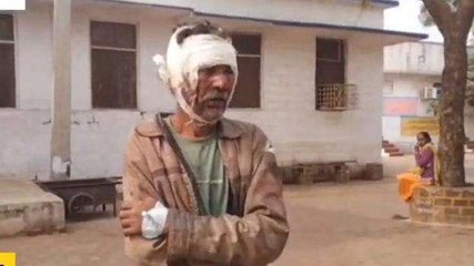 शिवपुरी: बाइक ने मारी अधेड़ को टक्कर, पुलिस ने कराया ज़िला अस्पताल में भर्ती