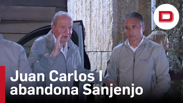 El rey emérito Juan Carlos I adelanta su salida de Sangenjo