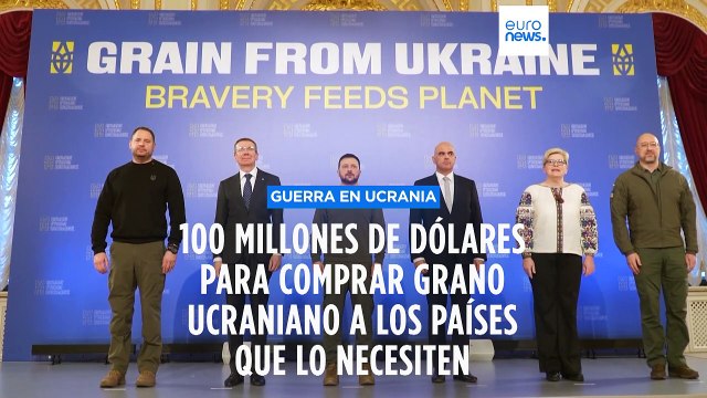 El Foro 'Grano de Ucrania' recauda más de 90 millones para comprar cereales para los necesitados