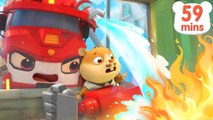 Brave Monster Fire Truck | Sudden Fires| Monster Truck | Kids Songs | Cartoons | BabyBus