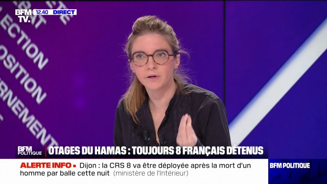 Otages du Hamas: Il faut, chaque jour, qu'on se rappelle d'eux et qu'on ne relâche jamais nos efforts , déclare Aurore Bergé