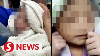 Baby boy found abandoned near drain behind Manjung shoplot