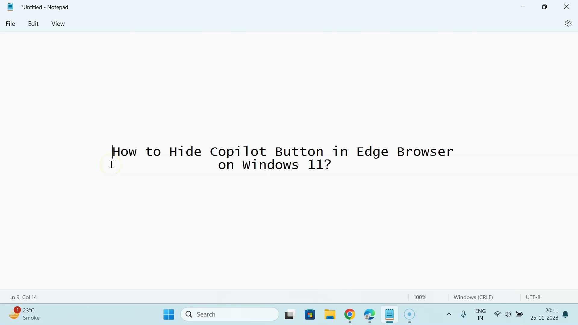 ⁣How to Hide Copilot Button in Edge Browser on Windows 11?