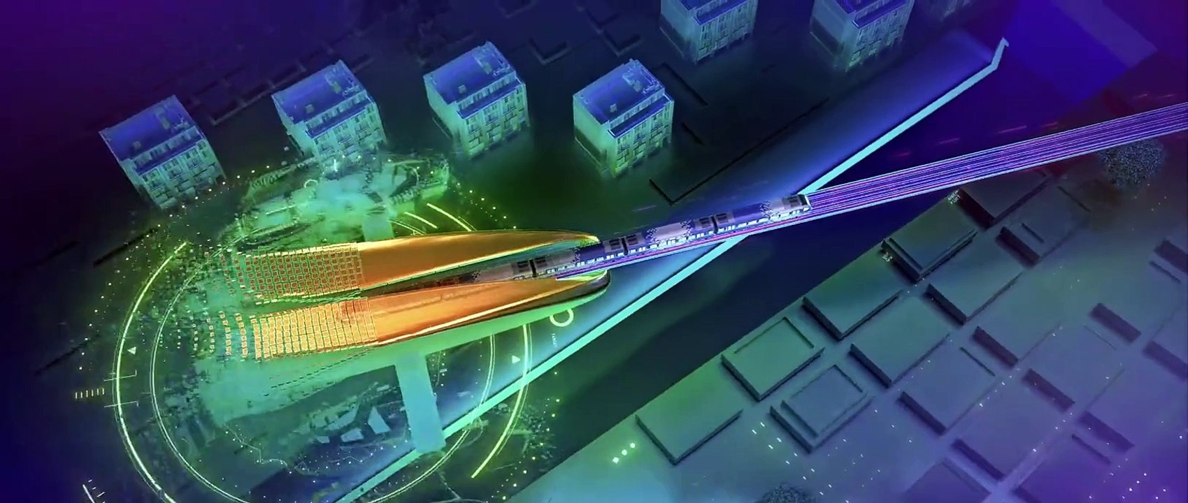 Dubai Metro’s Blue Line … A new chapter in Dubai's development and sustainable transportation.