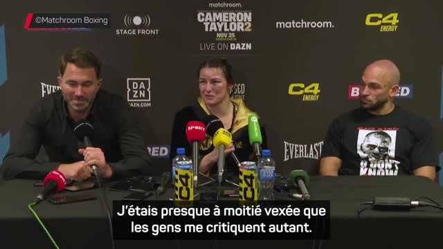 Poids super-légers - Taylor : J'étais presque vexée que les gens me critiquent autant