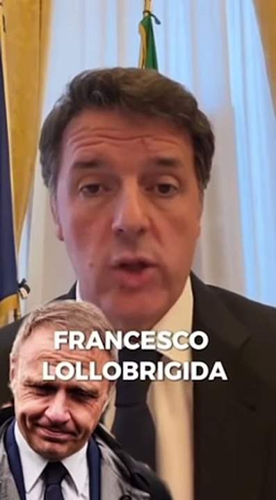 MATTEO RENZI CONTRO IL MINISTRO LOLLOBRIGIDA “DEVE DIMETTERSI”