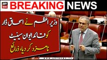 PM Kakar nominated Ishaq Dar as Senate Leader, sources