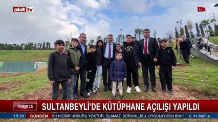 Sultanbeyli'de Kütüphane açılışı yapıldı