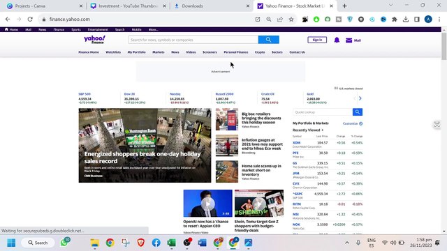 Stock portfolio and Dashboard in excel in urdu Part 3 Adding s&p 500 data for data analysis and portolio dashboard management
