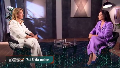 Chamada da entrevista de Ana Hickmann para a Record