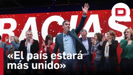 Sánchez asegura que «el país estará más unido» tras sus cesiones a los separatistas