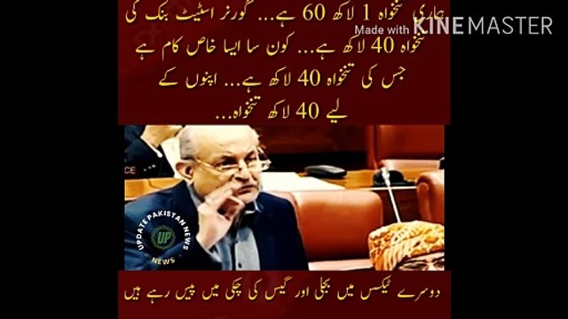 اپنوں کی تنخواہ 40 لاکھ اور عوام مہنگائی کی چکی میخ پس رہء یے | Our salary is 1 lakh 60...Governor state bank salary is 40 lakhs...what is the special job which has a salary of 40 lakhs...40 lakh salary for ourselves...and electricity in taxes for others