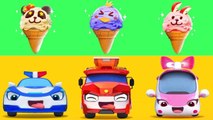 This is Ice Cream Song| Colors Song | Monster Truck | Kids Songs | Kids Cartoon | BabyBus
