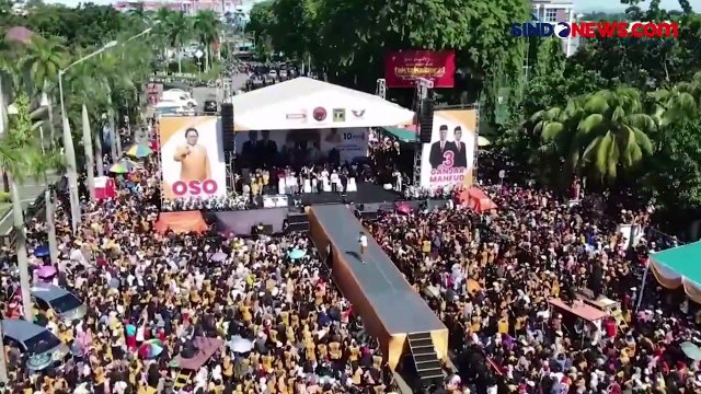 Ribuan Masyarakat Pontianak Padati Alun-Alun, Antusias Ikuti Senam Sehat Bersama Ganjar-Mahfud