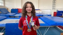 Tuba Bade Şahin Trampolin Cimnastik Gençler Dünya Şampiyonası'nda Gümüş Madalya Kazandı