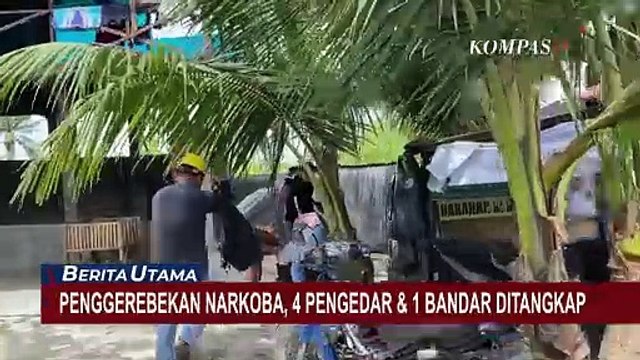 Kerap Dijadikan Lokasi Transaksi Narkoba, Polisi Gerebek Kawasan Percut Sei Tuan!