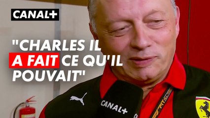 Fred Vasseur : "Charles il a fait ce qu'il pouvait"