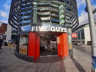 Five Guys fast food restaurant's limited-edition milkshake