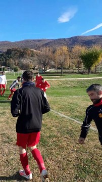 L'ÉCHAUFFEMENT DES JOUEURS AVANT LE MATCH FACE À HOSTUN DIMANCHE 26 NOVEMBRE 2023