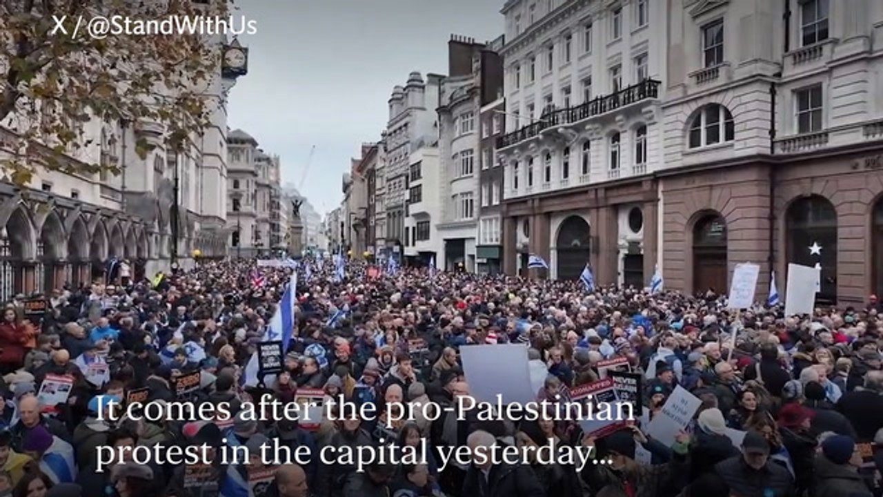 Campaign Against Antisemitism March in London (26.11.23)