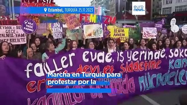 Masivas marchas en el 'Día Internacional de la Eliminación de la Violencia contra la Mujer'
