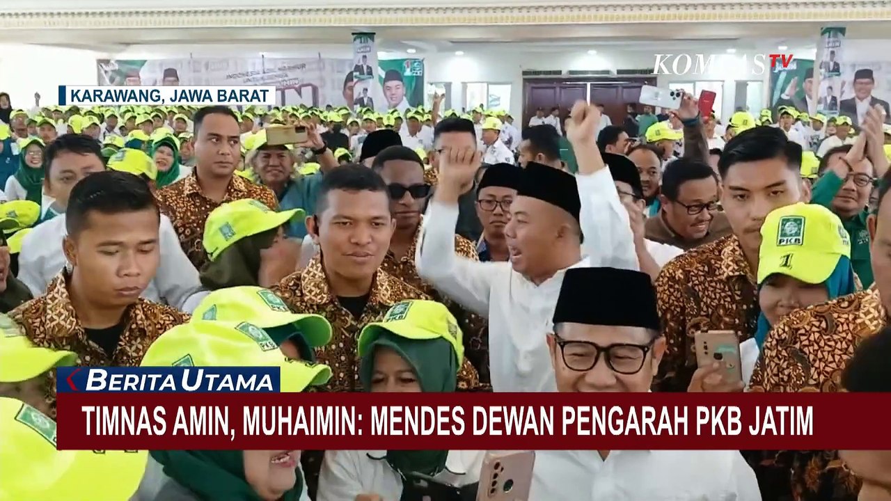 Ada Nama Mendes Abdul Halim di Timnas Amin, Cak Imin: Kita Tugaskan jadi Dewan Pengarah PKB Jatim