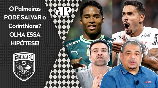 OLHA ISSO, gente! É o Palmeiras que PODE SALVAR o Corinthians do REBAIXAMENTO! Porque... DEBATE!