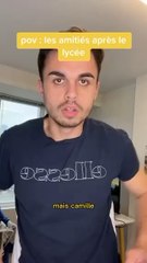 on y croyait tous et au final chacun evolue de son côté  #ado#lycee#postbac#amitie#lol