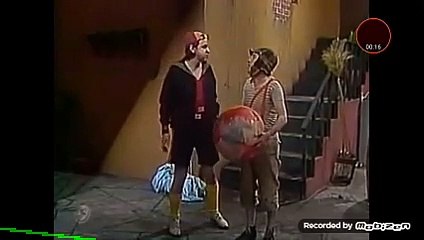 El chavo y Quico quiere salva la brocha