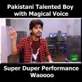 Pakistani larky ne india r pakistan k gany ga ker sb ko heran kr dia II A  boy with magical voice