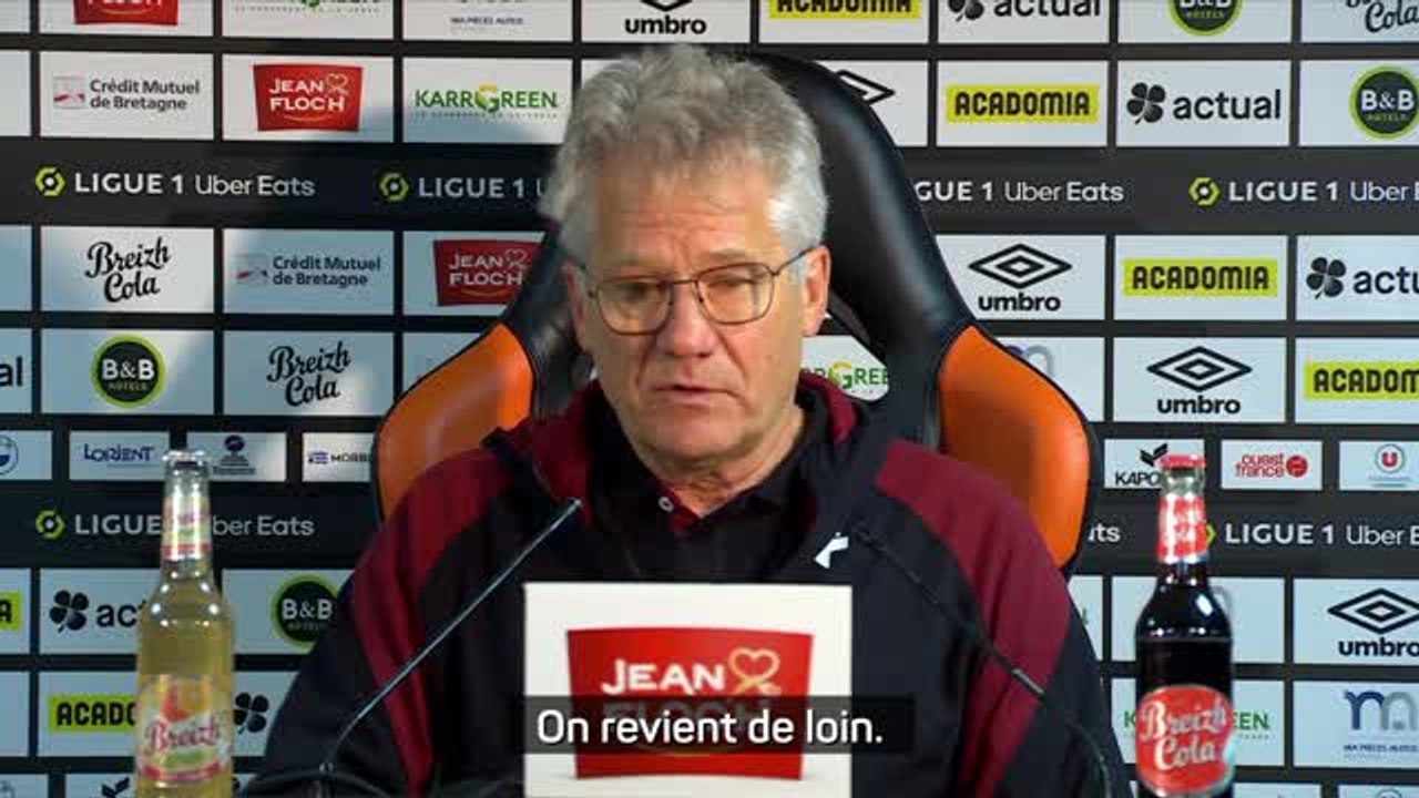 13e j. - Bölöni rappelle que son équipe "revient de loin" après le succès à Lorient