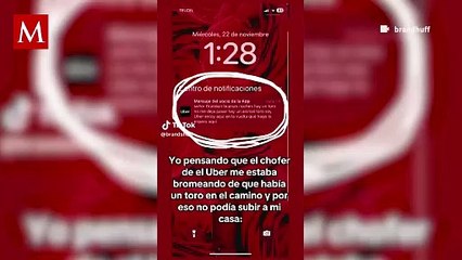 Dos toros impiden que Uber llegara por su usuario debido a que se encontraban en medio del camino