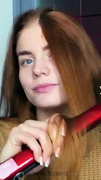 Girly Secrets For Perfectly Curled Hair Using Hair Straightener Shorts Beauty