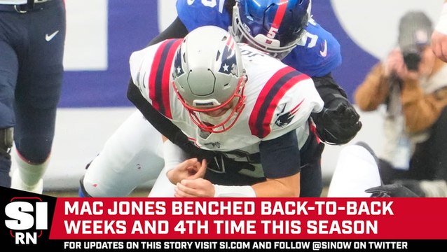 Patriots QB Mac Jones Gets Benched Again
