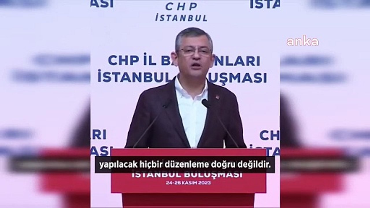 Özgür Özel: "Erdoğan, Vatandaşın Ödeyeceği Vergiyi Yarı Yarıya Düşürsün. 2024'te Enflasyon Hedefi Yüzde 36 İse Vergi ve Harçlarda Yeniden Değerleme...