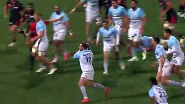 TOP 14 - Essai de Aurélien CALLANDRET (AB) - LOU Rugby - Aviron Bayonnais