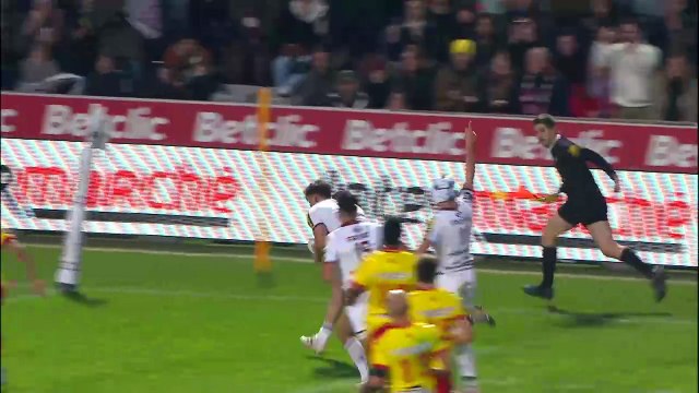 TOP 14 - Essai de Damian PENAUD 3 (UBB) - Union Bordeaux Bègles - USA Perpignan