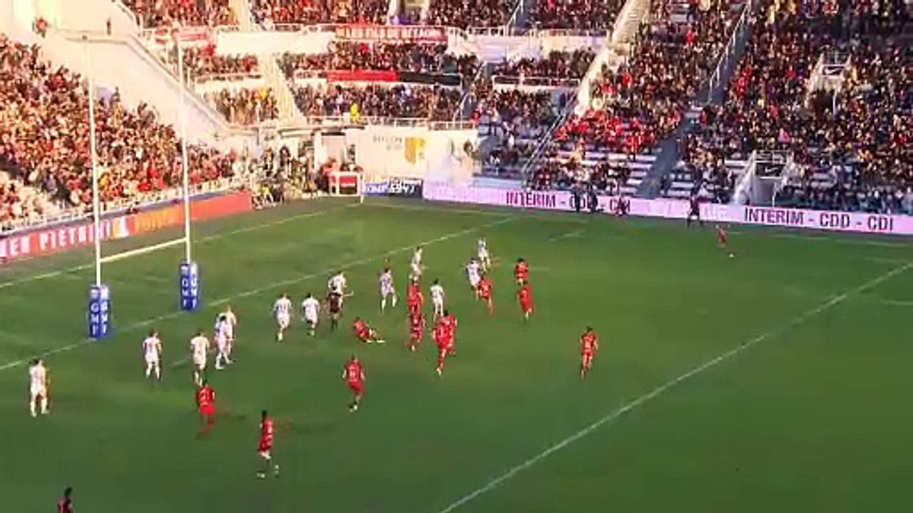 TOP 14 - Essai de Gael DREAN 2 (RCT)- RC Toulon - Castres Olympique