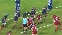 TOP 14 - Essai de Justin BOURAUX (OYO) - Montpellier Hérault Rugby - Oyonnax Rugby