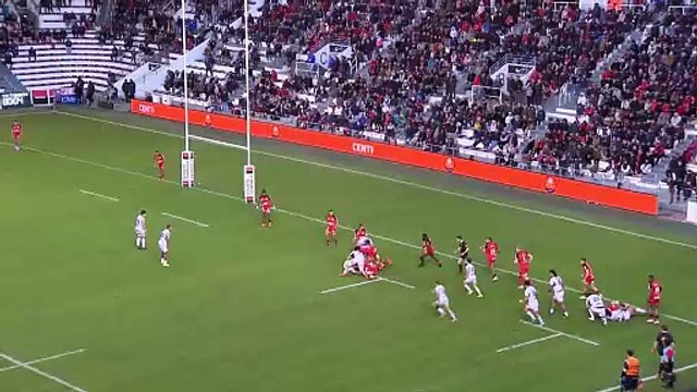 TOP 14 - Essai de Mathieu BABILLOT (CO)- RC Toulon - Castres Olympique