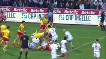 TOP 14 - Essai de Romain BUROS (UBB) - Union Bordeaux Bègles - USA Perpignan