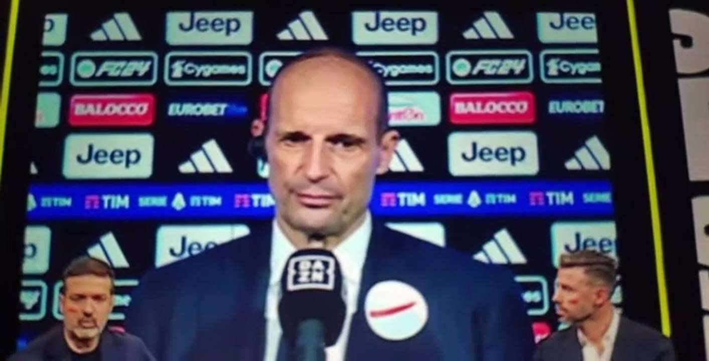 Max Allegri intervista post Juventus Inter 1-1