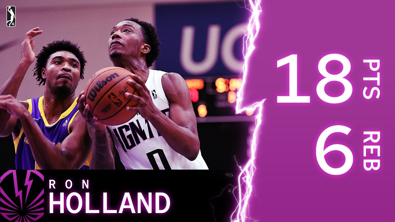 G League Ignite Highlights Ron Holland Scores 18 PTS vs. Lakers