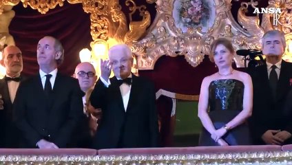 Venezia, Mattarella al teatro La Fenice